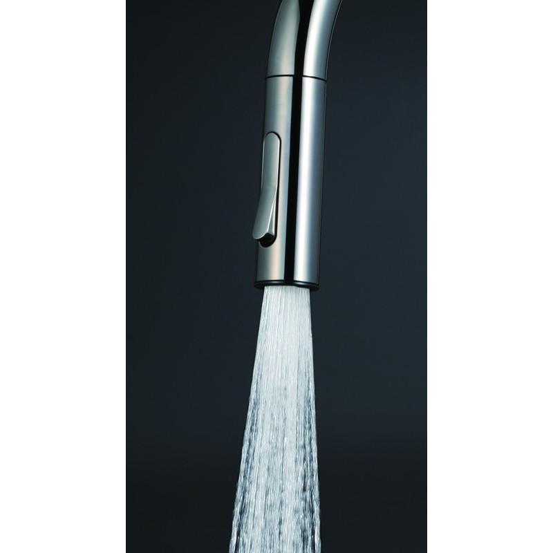 KVK 2302419 グースネック混合栓 e D黒 KM6061ECBN 1個(ご注文単位1個)【直送品】