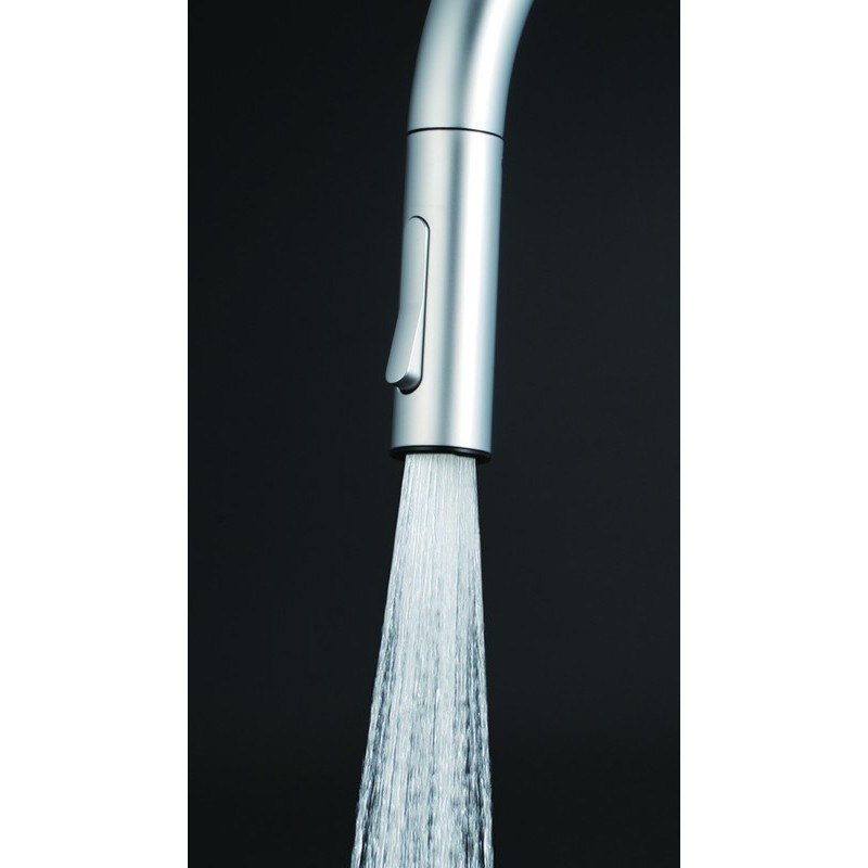 KVK 2302423 グースネック混合栓 e パール KM6061ECP 1個（ご注文単位1個）【直送品】