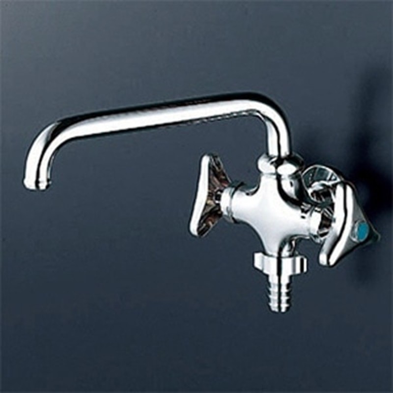 KVK 2302761 二口自在水栓 K18J 1個（ご注文単位1個）【直送品】