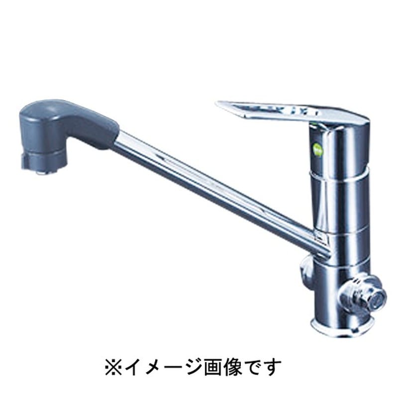 KVK 2302877 シングルシャワー付混合栓止水栓付eレバー KM5151TFEC 1個（ご注文単位1個）【直送品】