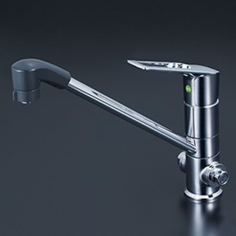 KVK 2302881 寒シングルシャワー付混合栓止水栓付eレバー KM5151ZTFEC 1個（ご注文単位1個）【直送品】