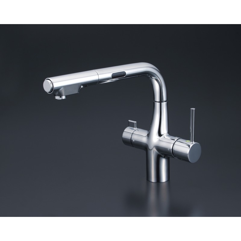 KVK 2302457 浄水器付混合栓e センサー付 KM6131SCEC 1個（ご注文単位1個）【直送品】