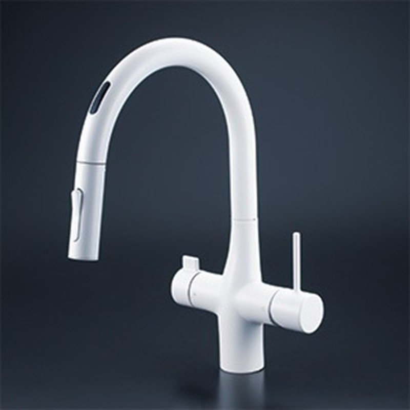 KVK 2302902 ビルトイン浄水器用シングルシャワー付混合栓 MWH KM6091SCECM4 1個（ご注文単位1個）【直送品】