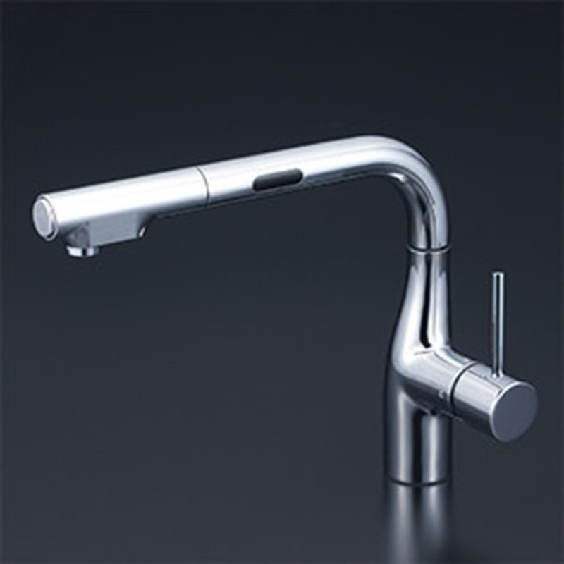 KVK 2302916 シングルシャワー付混合栓センサー付 電池 KM6111DEC 1個（ご注文単位1個）【直送品】