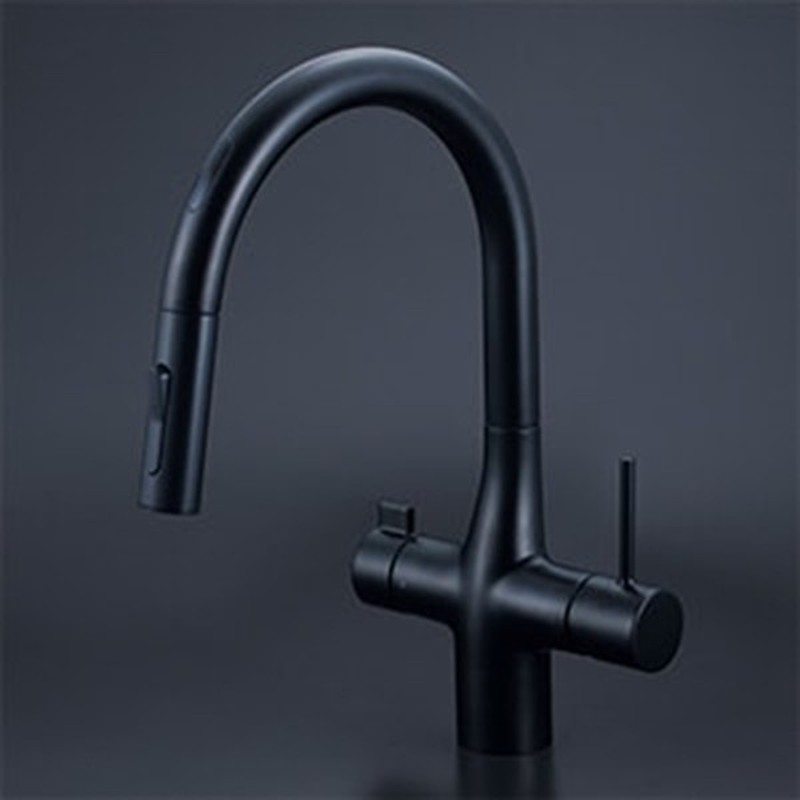 KVK 2302896 ビルトイン浄水器用シングルシャワー付混合栓電気MB KM6091DECM5 1個（ご注文単位1個）【直送品】