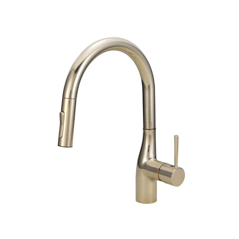 KVK 2302429 寒 グースネック混合栓 e 金 KM6061ZECG 1個（ご注文単位1個）【直送品】