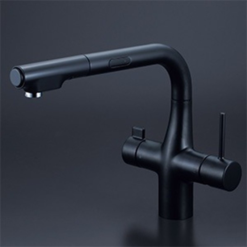 KVK 2302936 ビルトイン浄水器用シングルシャワー付混合栓電池MB KM6131DSCECM5 1個（ご注文単位1個）【直送品】