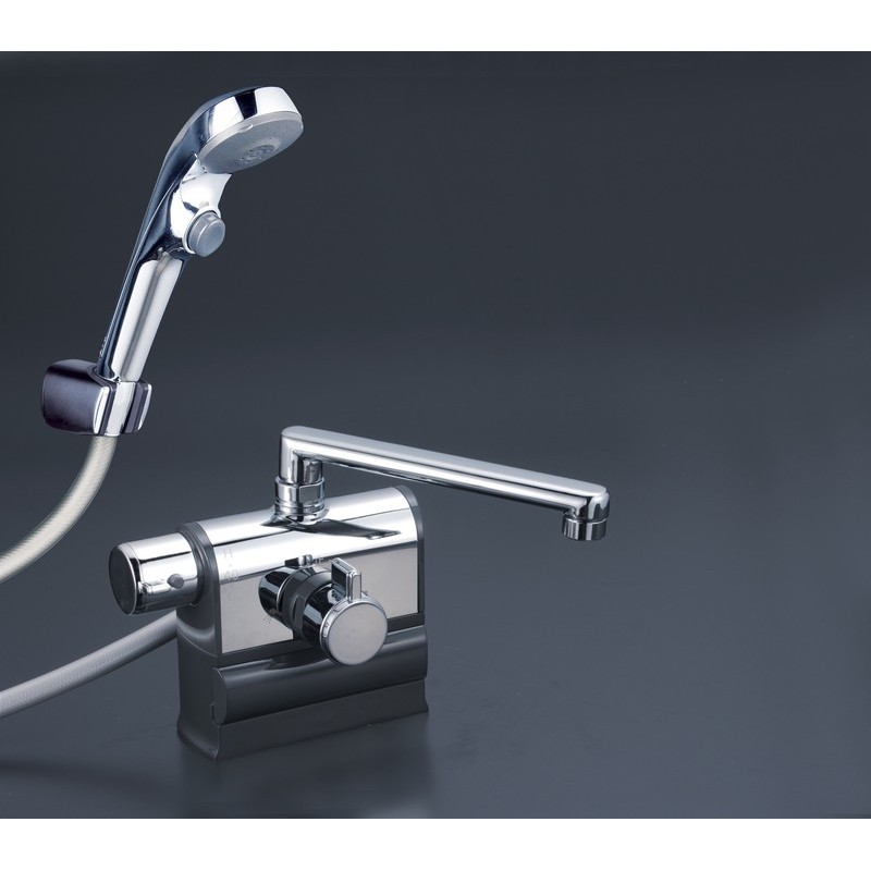 KVK 2302316 デッキ形サーモシャワー 左 240 KF3008LR2S2 1個（ご注文単位1個）【直送品】