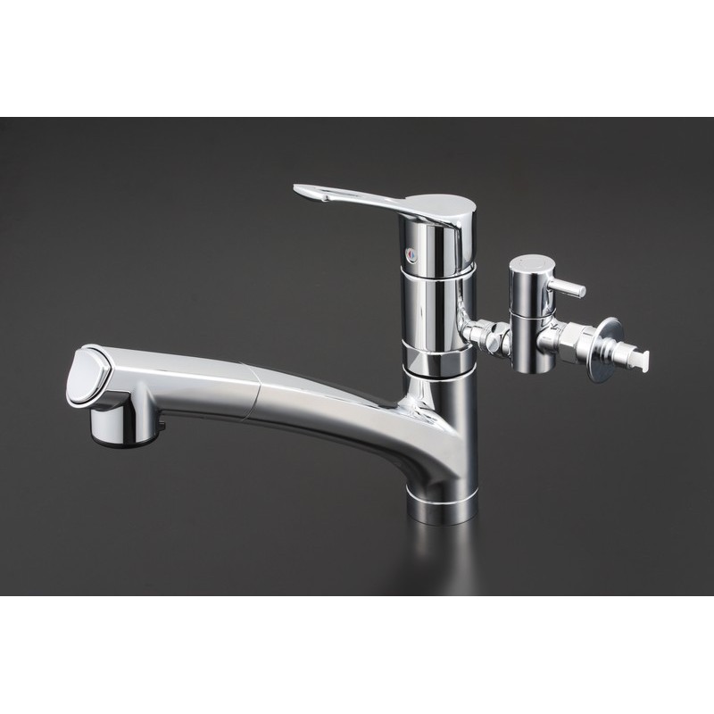 KVK 2300711 流し台シャワー混合栓 分岐付 KM5021TTU 1個（ご注文単位1個）【直送品】