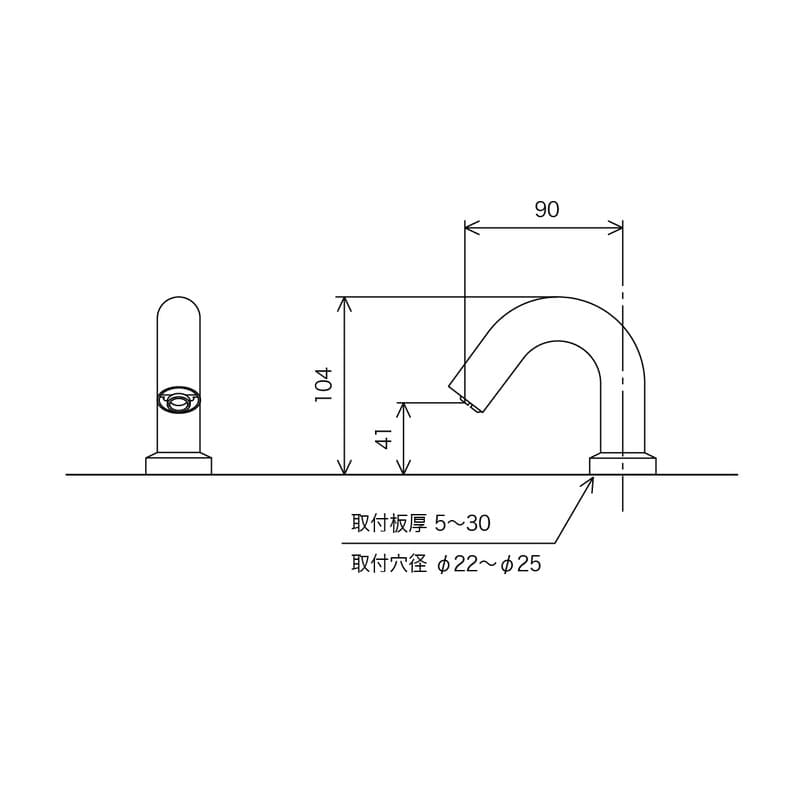 KVK 2300000 センサー水栓 E1700 1個（ご注文単位1個）【直送品】