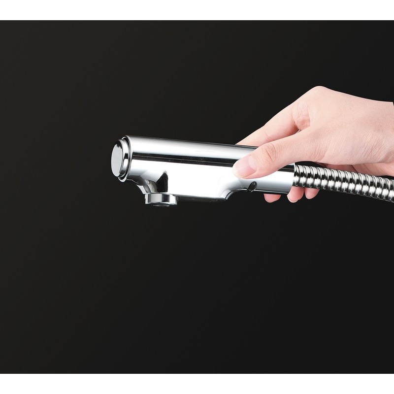 KVK 2302444 流台シャワー付混合栓 Le KM6101EC 1個（ご注文単位1個）【直送品】