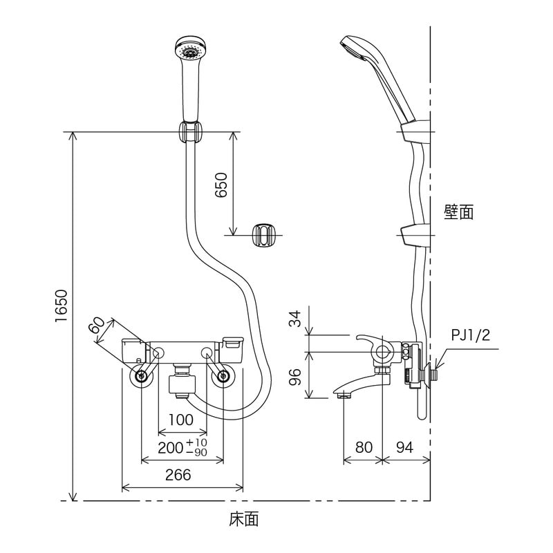 KVK 2300428 サーモシャワー KF890 1個（ご注文単位1個）【直送品】