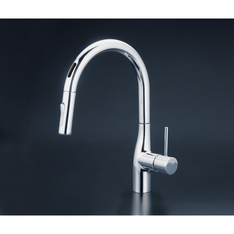 KVK 2302625 流し台用シングルレバー式シャワー付混合栓 KM6071ECHS 1個（ご注文単位1個）【直送品】