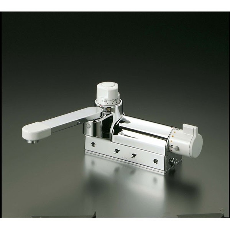 KVK 2300574 寒 デッキ定量サーモスタット混合栓 KM298ZG 1個（ご注文単位1個）【直送品】