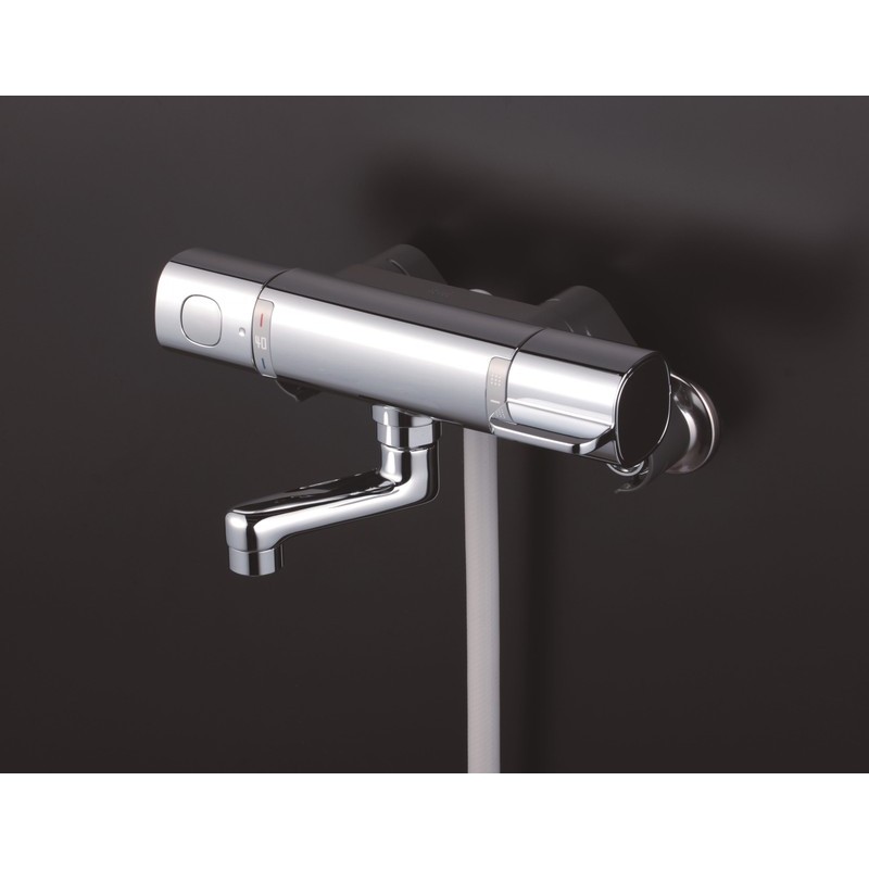 KVK 2302020 寒サーモシャワー80mmパイプ付 FTB100KWR8T 1個（ご注文単位1個）【直送品】