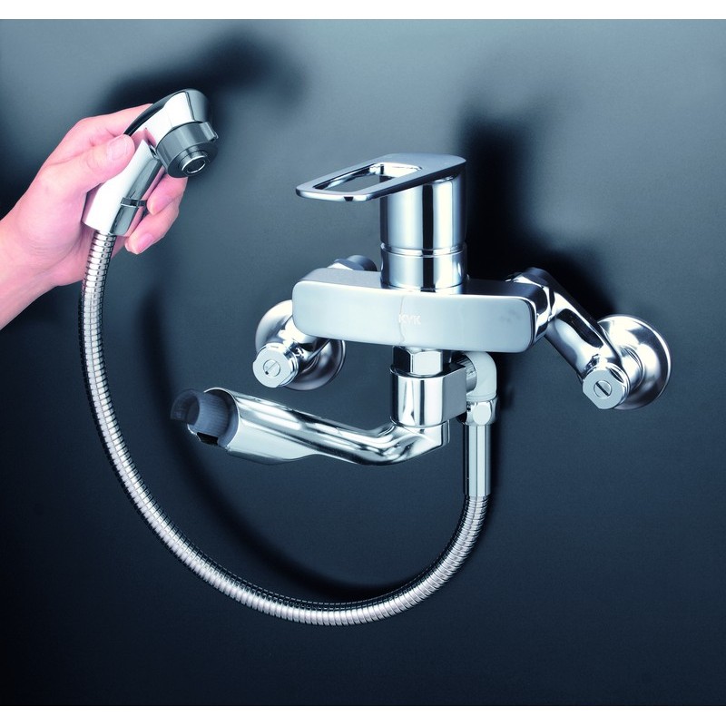 KVK 2302110 シングルレバーシャワー混合栓 FSK110KSFTT 1個(ご注文単位1個)【直送品】