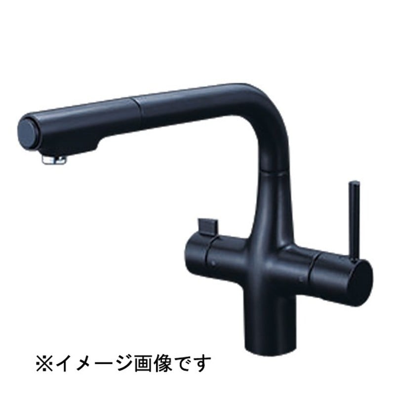 KVK 2302928 ビルトイン浄水器用シングルシャワー付混合栓 MBK KM6121ECM5 1個（ご注文単位1個）【直送品】