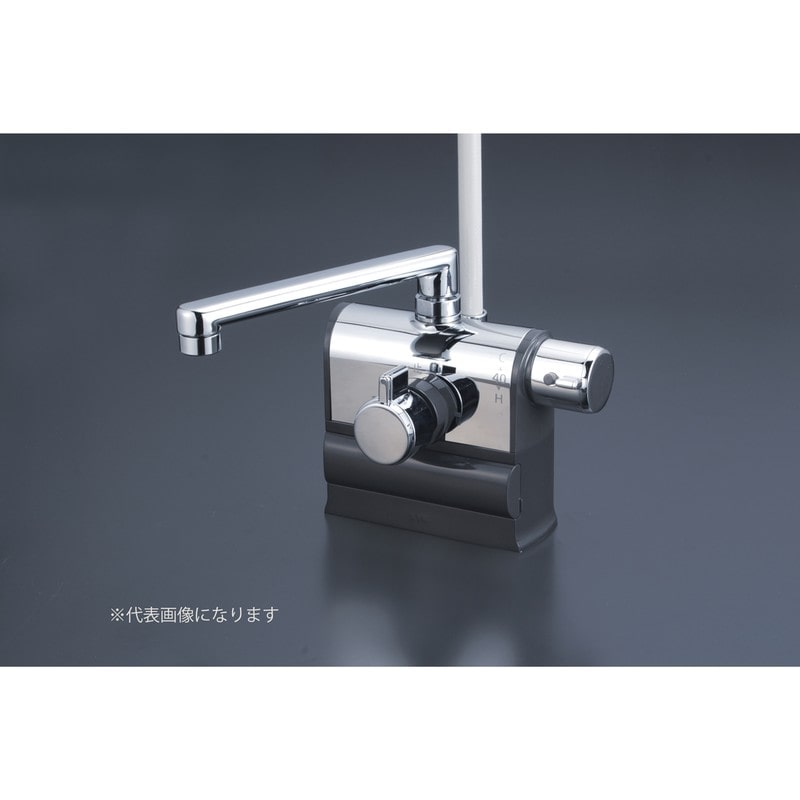 KVK 2303126 デッキ形サーモスタット式シャワー300mmパイプ付 KF3008RR3HS 1個（ご注文単位1個）【直送品】