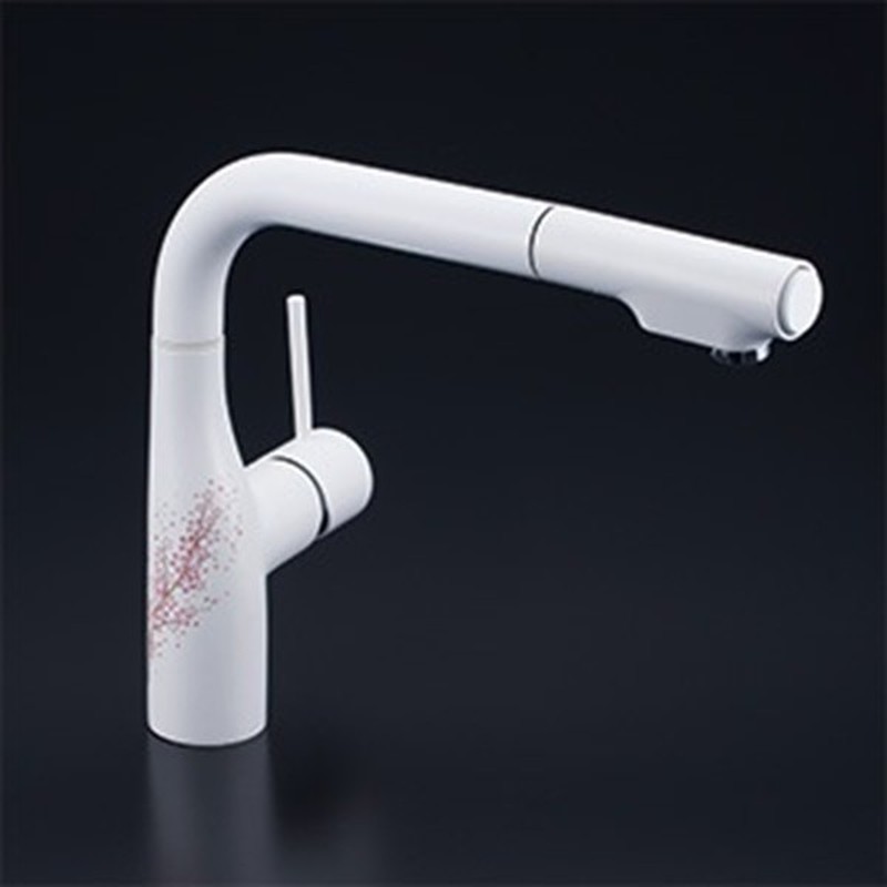 KVK 2302911 寒シングルシャワー付混合栓 MWH サクラ KM6101ZECM4K1 1個（ご注文単位1個）【直送品】