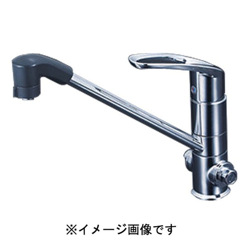 KVK 2302876 シングルシャワー付混合栓止水栓付 KM5151TF 1個（ご注文単位1個）【直送品】