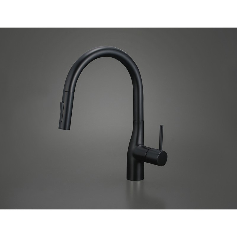 KVK 2302436 寒 グースネック混合栓e KM6061ZVECM5 1個（ご注文単位1個）【直送品】