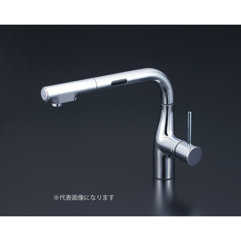 KVK 2302632 流し台用シングルレバー式シャワー付混合栓 寒冷地 KM6111ZECHS 1個（ご注文単位1個）【直送品】