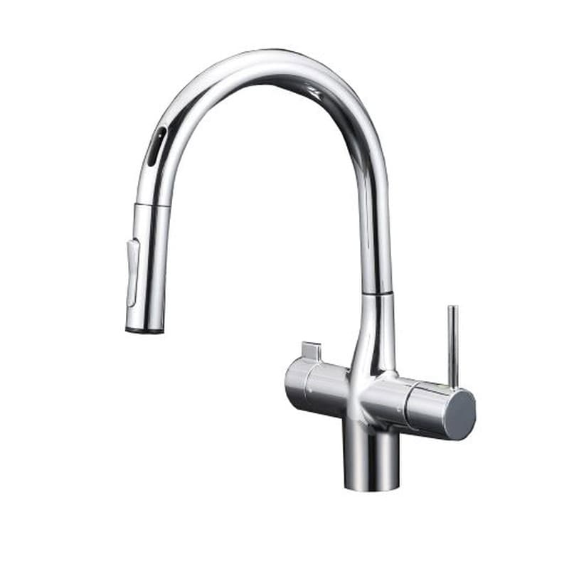 KVK 2302617 ビルトイン浄水器用シングルシャワー付混合栓 KM6091DECHS 1個（ご注文単位1個）【直送品】