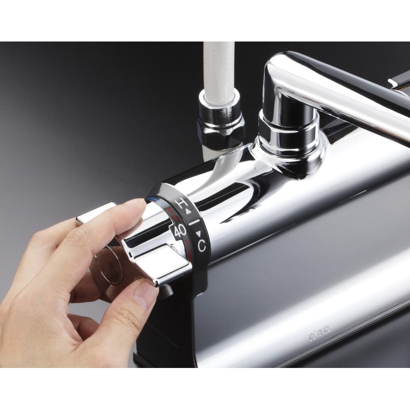 KVK 2300450 デッキサーモシャワー 伸縮P付 KF3011TSJ 1個(ご注文単位1個)【直送品】