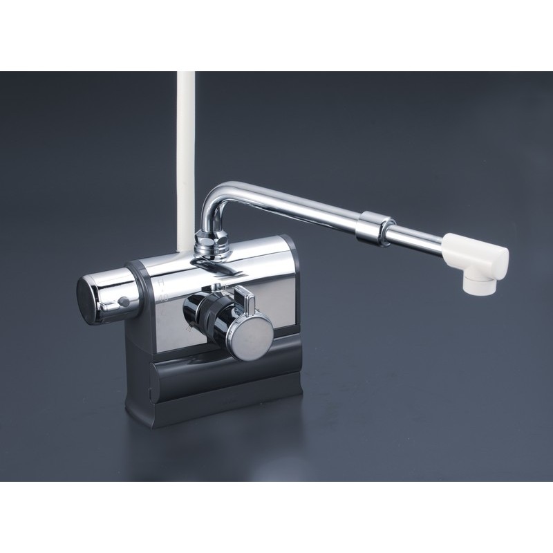 KVK 2302318 デッキ形サーモシャワー左伸縮自在 KF3008LSJ 1個（ご注文単位1個）【直送品】