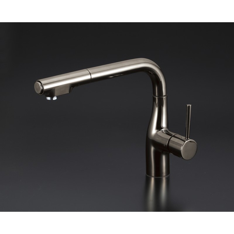 KVK 2302445 流台シャワー付混合栓 Le KM6101ECBN 1個（ご注文単位1個）【直送品】