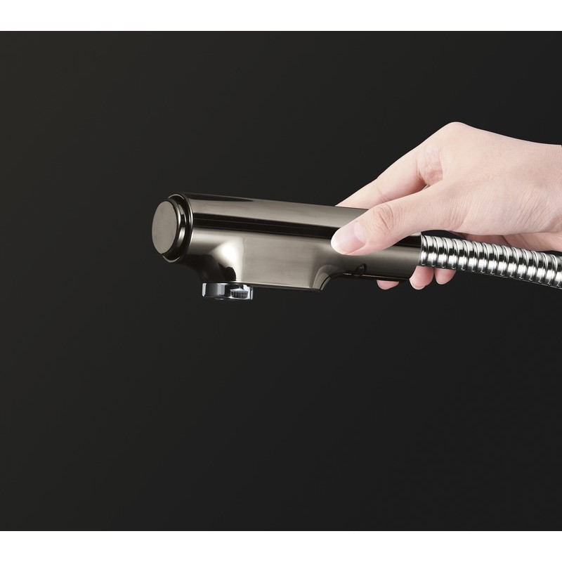 KVK 2302445 流台シャワー付混合栓 Le KM6101ECBN 1個(ご注文単位1個)【直送品】