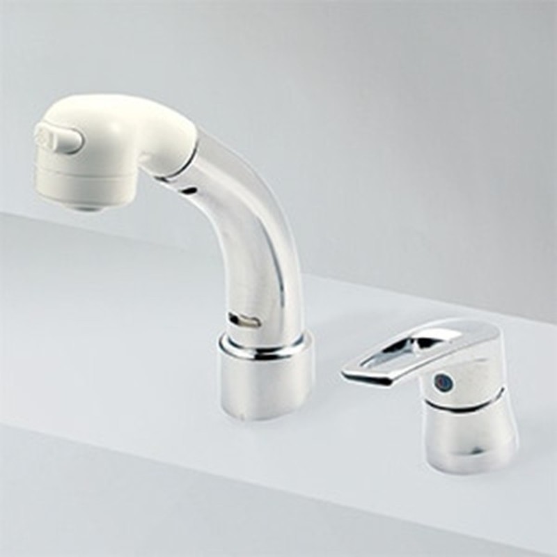 KVK 2302970 寒シングル洗髪シャワー/18度傾斜ヒートン付 KM8029ZTNCN 1個（ご注文単位1個）【直送品】