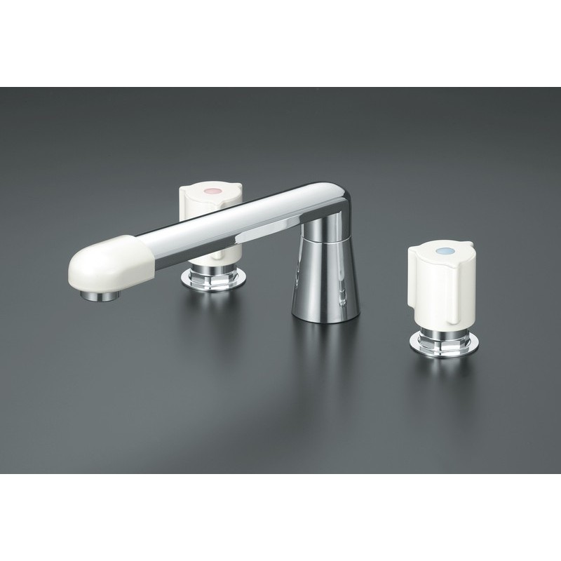 KVK 2300543 2ハンドル混合栓 ユニオン接続 KM84 1個（ご注文単位1個）【直送品】