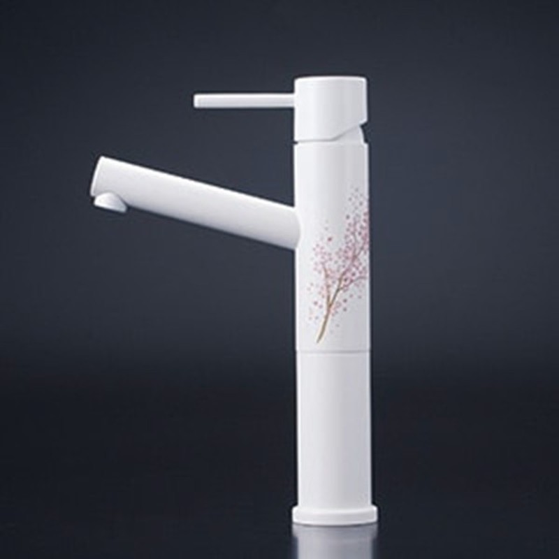 KVK 2302959 シングル混合栓 サクラ マットホワイト KM7061LM4K1 1個（ご注文単位1個）【直送品】