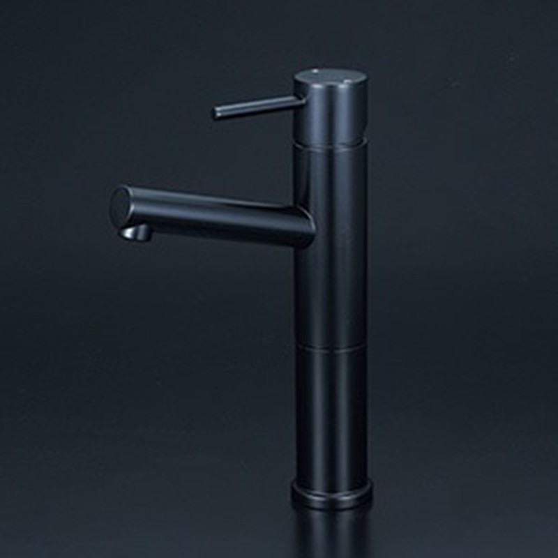 KVK 2302960 シングル混合栓 ロングボディ マットブラック KM7061LM5 1個（ご注文単位1個）【直送品】