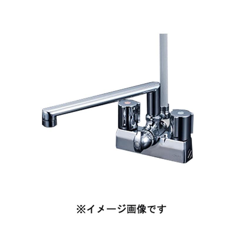 KVK 2302550 デッキ一時止水付2ハンドルシャワー KF205ZGN 1個（ご注文単位1個）【直送品】