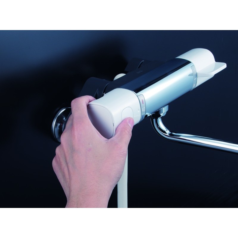 KVK 2302053 サーモシャワー 伸縮自在パイプ付 FTB100KRJ 1個(ご注文単位1個)【直送品】