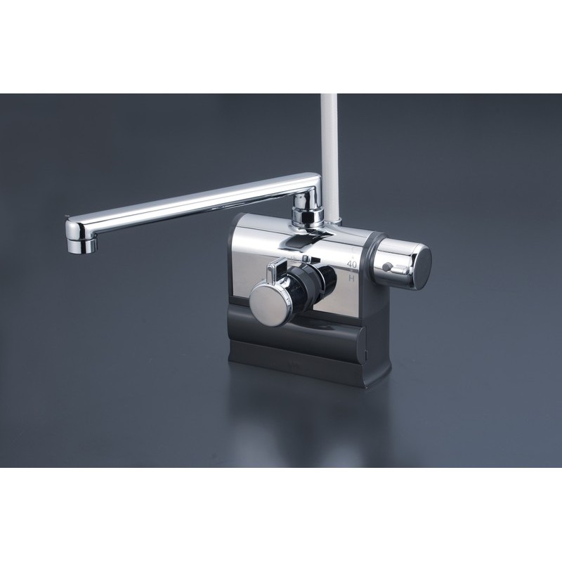 KVK 2302320 デッキ形サーモシャワー 右 240 KF3008RR2 1個（ご注文単位1個）【直送品】