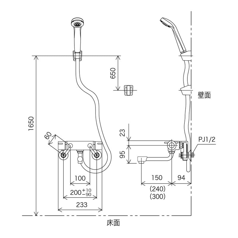 KVK 2300359 サーモシャワー KF800 1個(ご注文単位1個)【直送品】