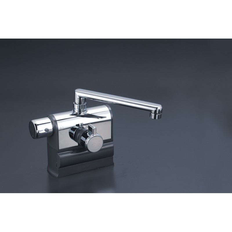 KVK 2302347 デッキサーモ混合栓 左 可変ピッチ KM3008L 1個（ご注文単位1個）【直送品】