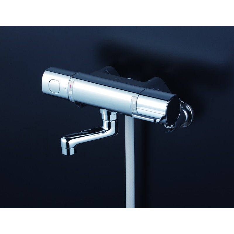 KVK 2302019 サーモシャワー80mmパイプ付 FTB100KR8T 1個（ご注文単位1個）【直送品】