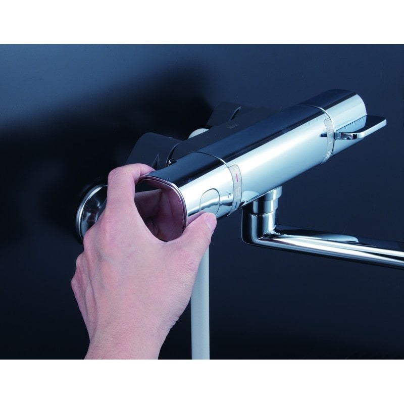 KVK 2302019 サーモシャワー80mmパイプ付 FTB100KR8T 1個（ご注文単位1個）【直送品】