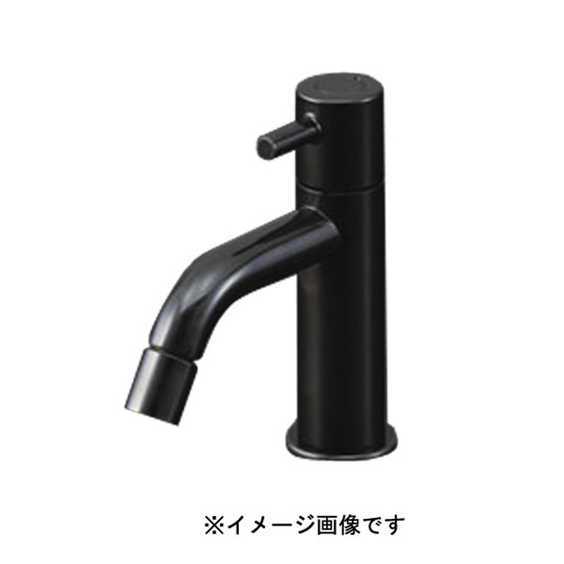 KVK 2302980 立水栓単水栓 黒クロムめっき LFK612X-BK 1個（ご注文単位1個）【直送品】