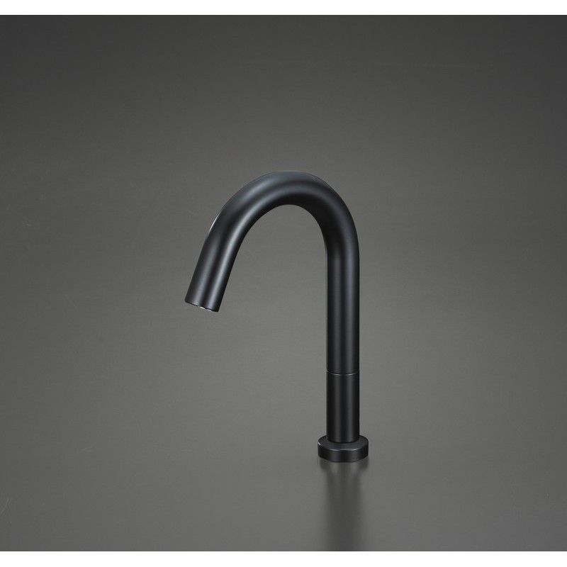 KVK 2302256 センサー水栓 AC100V 黒 ロング E1700L2M5 1個（ご注文単位1個）【直送品】