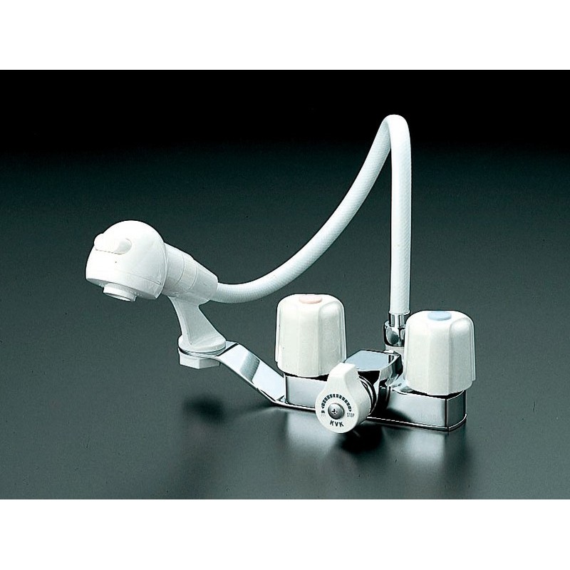 KVK 2300236 止水2ハンドル洗髪シャワー KF12F2-1E 1個（ご注文単位1個）【直送品】