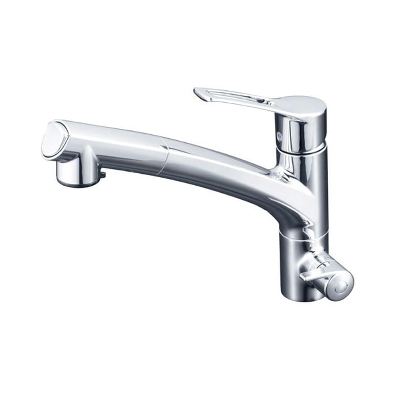 KVK 2300756 浄水器シングルシャワー付混合栓 KM5061NCK 1個（ご注文単位1個）【直送品】