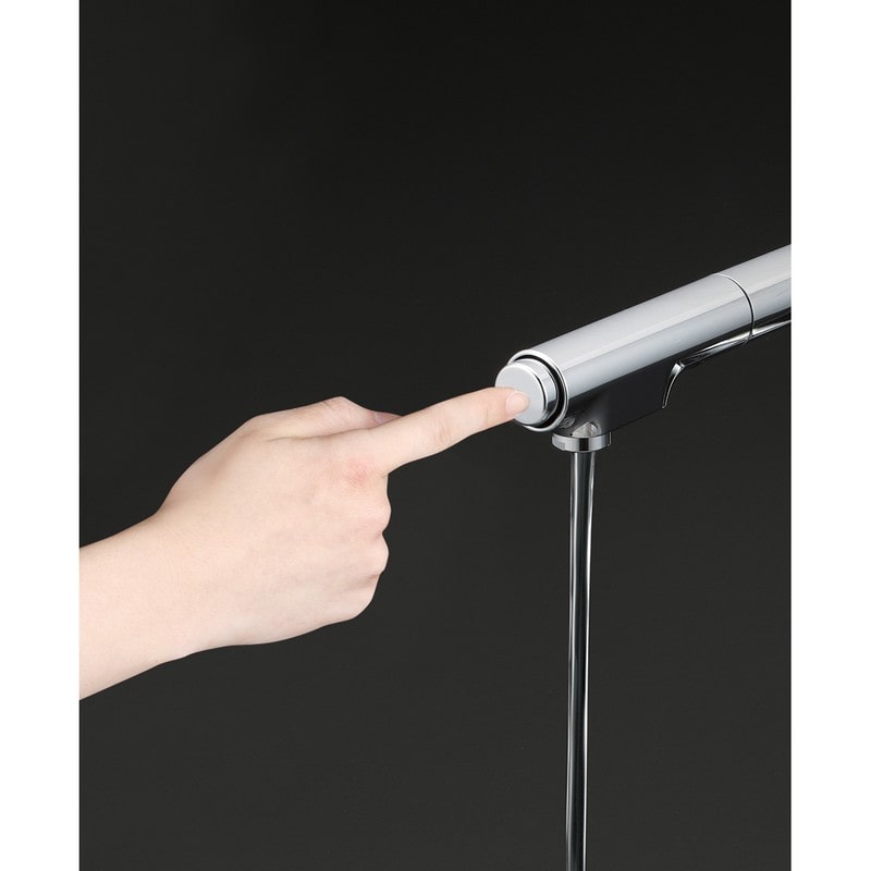 KVK 2302631 流し台用シングルレバー式シャワー付混合栓 KM6111ECHS 1個(ご注文単位1個)【直送品】