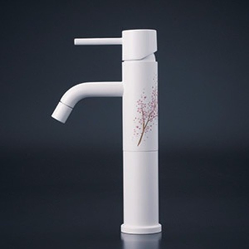 KVK 2302948 シングル混合栓 サクラ マットホワイト KM7051LM4K1 1個（ご注文単位1個）【直送品】