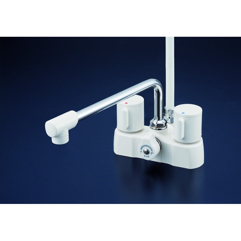 KVK 2302308 デッキ形2ハンドルシャワー KF2008G3 1個（ご注文単位1個）【直送品】