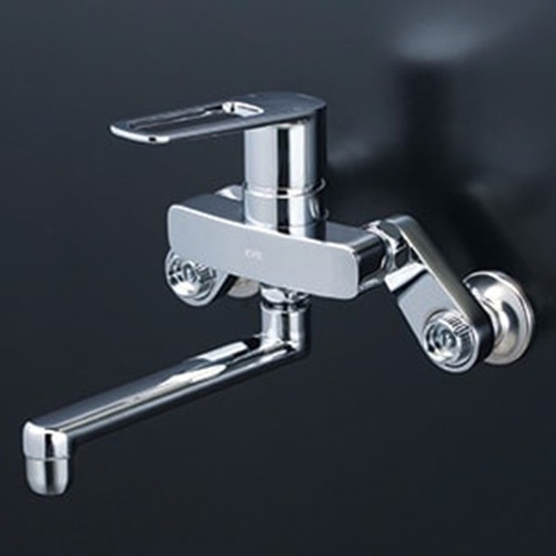 KVK 2302989 寒シングル混合栓楽付王eレバー MSK110KZERKT 1個（ご注文単位1個）【直送品】